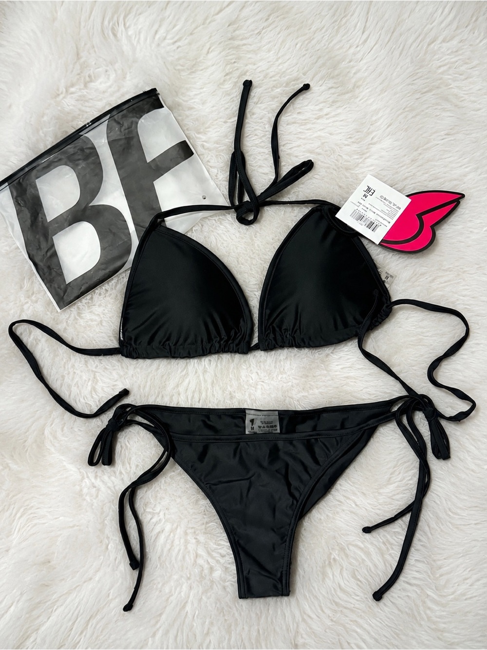 Bona Fide Black bikini -New with tags